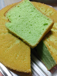 Foto resep Coconut pandan chiffon cake atau chiffon santan pandan