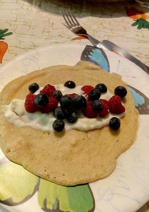 Una foto de Panqueque de avena