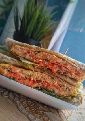 Foto resep Sandwich telor