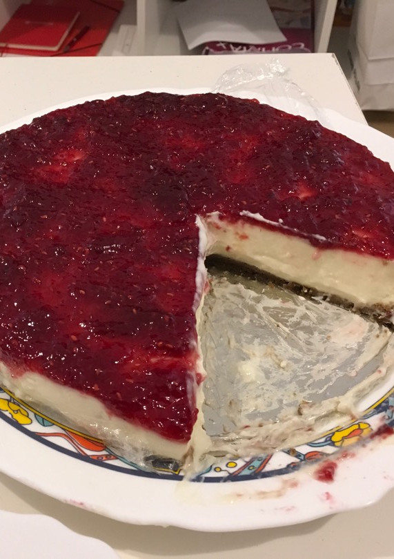 Una foto de Tarta de queso (sin horno)