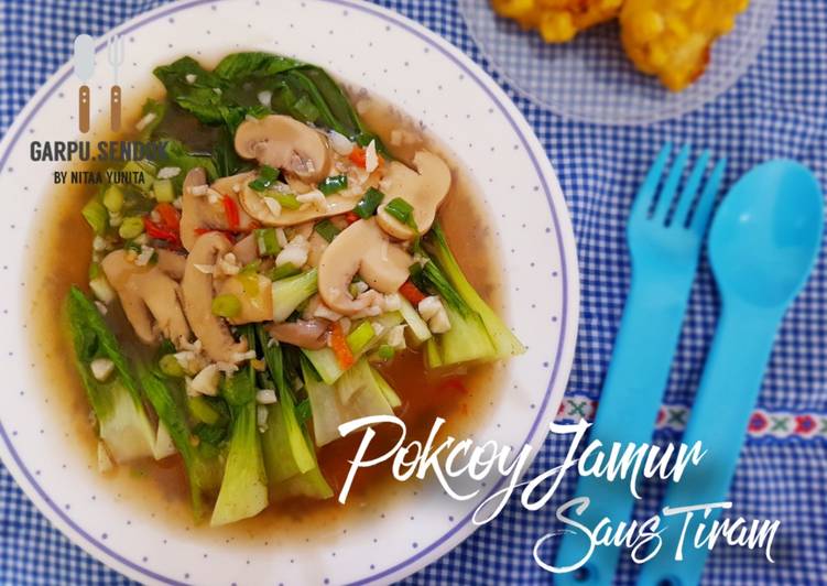 89. Pakcoy Jamur Saus Tiram