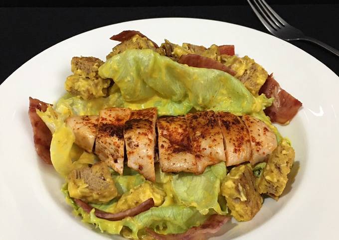 The Best Caesar Salad with Grilled Chicken