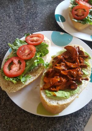 A picture of Vegan Pibil Torta.