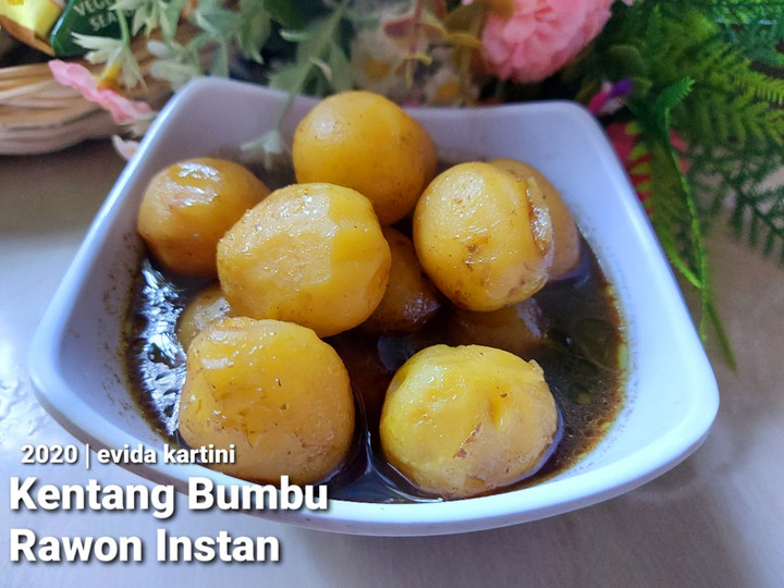 Resep Kentang Bumbu Rawon Instan Anti Gagal