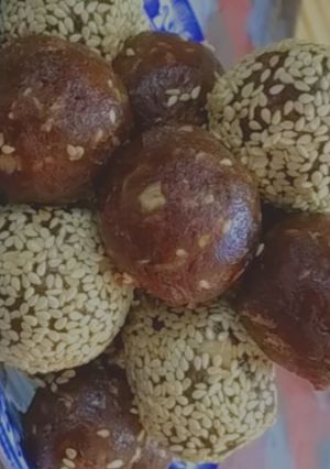 صورة لوصفة كرات التمر بالجوز