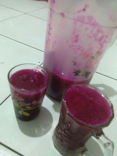 Foto resep Es Jus Sirup Buah Naga