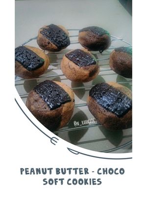 Foto resep Peanut Butter - Choco Soft Cookies