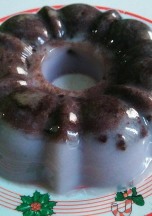Foto resep Puding oreo rasa taro
