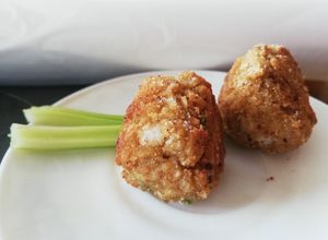 Una foto de Albóndigas de avena vegetarianas