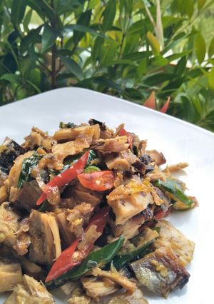 Foto resep Tumis Ikan Tongkol Asap Cabe Hijau