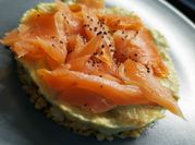 Una foto di philadelphia salmone antipasto