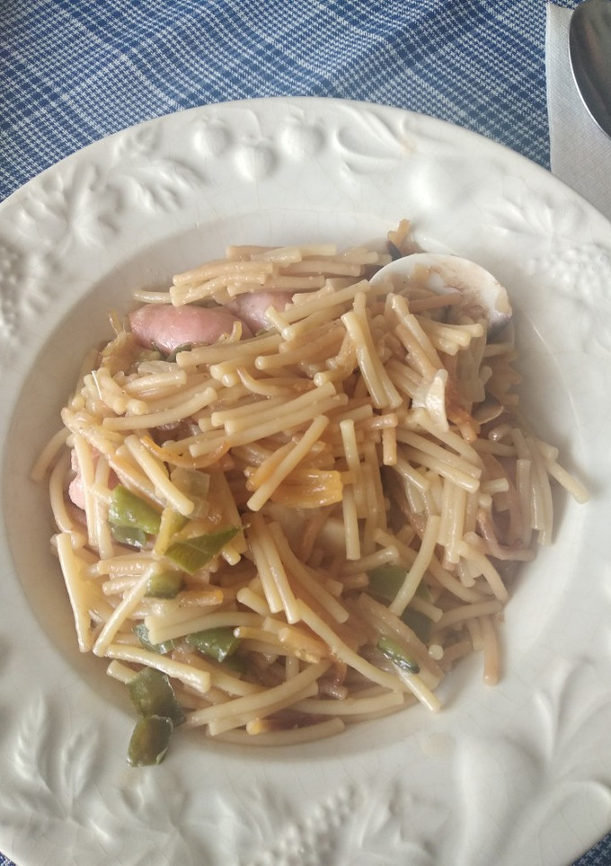 Una foto de Fideos rápidos