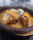 Cazuela de cholgas o mejillones