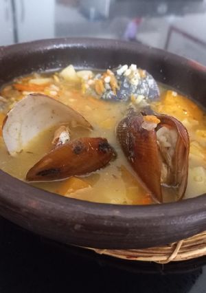Una foto de Cazuela de cholgas o mejillones