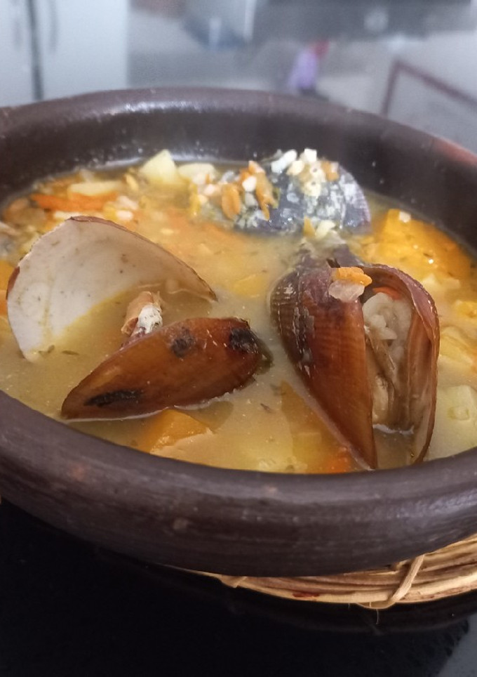 Una foto de Cazuela de cholgas o mejillones