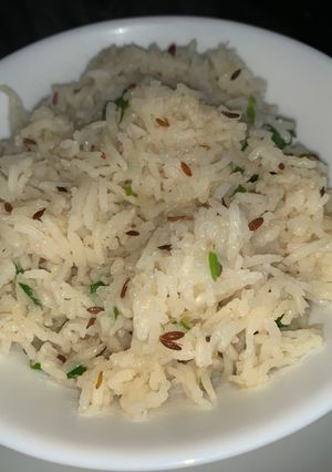 A picture of Jeera Rice.