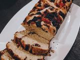 💜 Budín de limón y frutos rojos