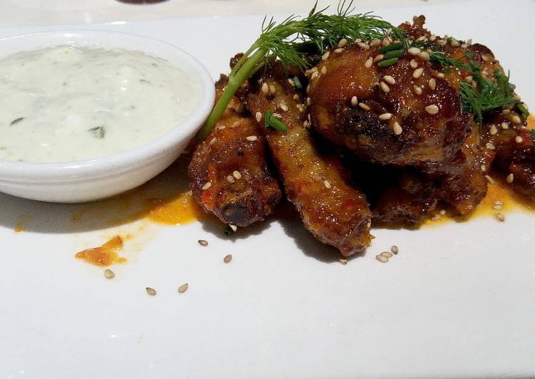 Recipe of Ultimate Chicken Wings with Tartar sauce