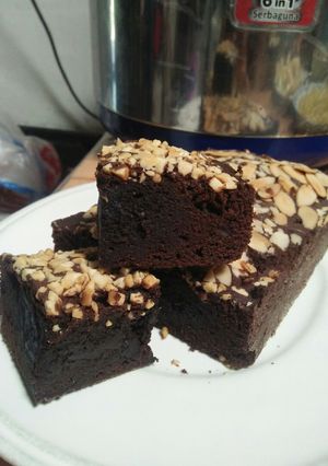 Foto resep Brownis panggang nyoklat banget ukuran sendok