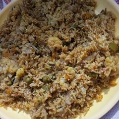 A picture of Veg biryani.