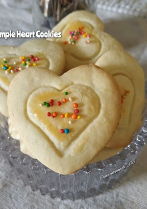 Foto resep Simple Heart Cookies