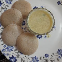 Rava oats idli A picture of Rava oats idli.