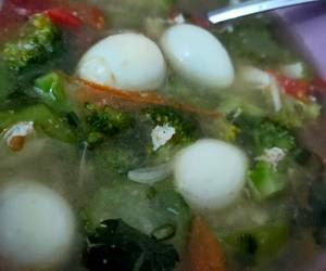Cara Cepat Sup brokoli oyong telur puyuh Lezat Mantap Cara Cepat Sup brokoli oyong telur puyuh Lezat Mantap