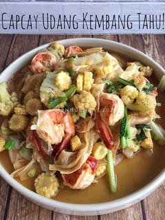 Foto resep Capcay Udang Kembang Tahu!