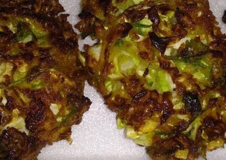 Steps to Make Quick Potato spinach fritters