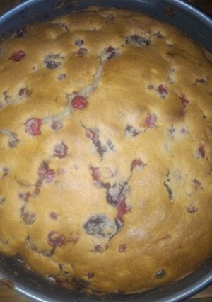 Ribizlis szedres lepény recept fotója