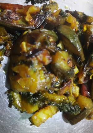 উচ্ছে বেগুন ভাজা (uchche begun bhaja recipe in Bengali) রেসিপির প্রধান ছবি