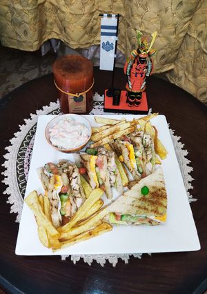 A picture of Club Sandwich 🥪🥪😋😋.