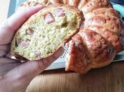 Une photo de cake jambon