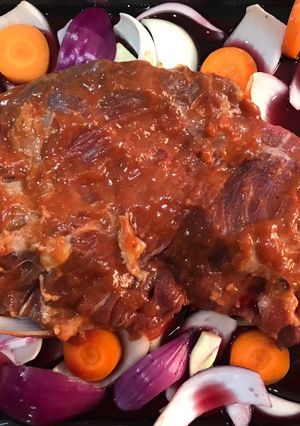 Una foto de Plateada al horno🥩🧅🧄🥕