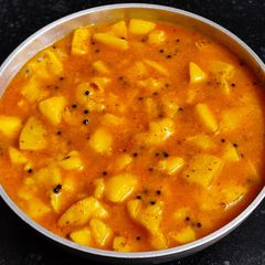 A picture of Guava Curry - Sweet & Tangy Jain Recipe.