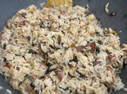 A picture of chicken drippings