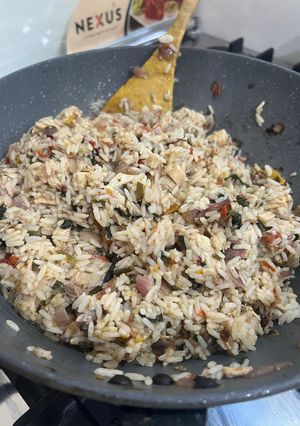 A picture of Chi-Mango stir fry.