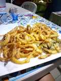 Anelli di Cipolla dolce in tempura personalizzata e salvia