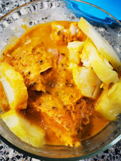 Una foto de Pechugas de pollo en salsa