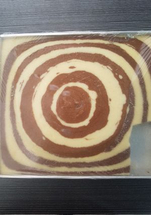 Foto resep Puding Roti Susu Zebra