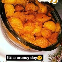 A picture of Crispy and crunchy macaroni kurkury.