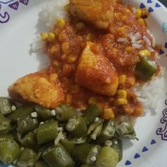 Red Sauce Chicken A picture of Red Sauce Chicken.