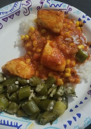 A picture of Red Sauce Chicken.