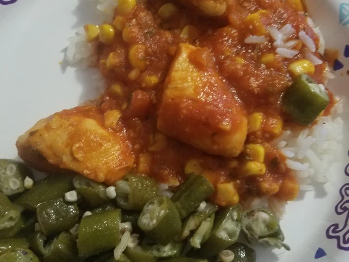 Recipe Red Sauce Chicken which So Delicious