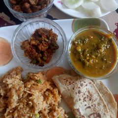 A picture of Sai bhaji pulav.