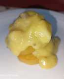 Milhojas de patata confitada y bacalao con su salsa pil pil