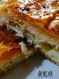 Hojaldre de bacalao y cebolla