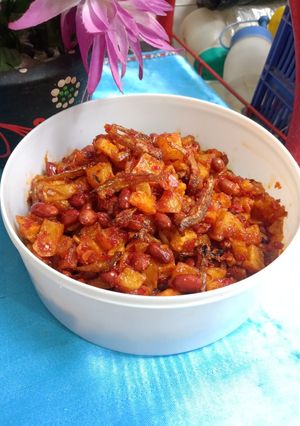 Foto resep Balado Kentang Kacang Teri