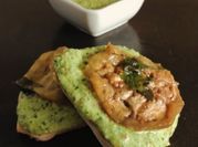 Una foto di pesto di menta