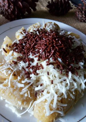 Foto resep Pisang Kukus Cokelat Keju